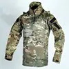 Modelo nuevo transfronterizo, traje de rana de asalto de segunda generación, chaqueta de camuflaje táctica, de manga larga, corte holgado, elástica y transpirable para hombre, adecuada para actividades al aire libre