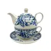 Pequeño Set de Té de la Tarde de Lujo Alto Valor de Color Olla para Madre y Madre Taza de Café de Cerámica Creativa Taza de Té de Flores Una Taza Un Plato Tetera