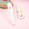 Pente Pequeno Dobrável de Desenho Animado Mini Dentes Macios Portátil Pente de Cabelo Menina Dopamina Pente de Massagem