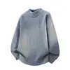 Comércio Exterior Inverno Novo Masculino Gola Alta Meia Suéter Tricô Moda Jovem Espessado Casual Camada Base Masculino