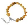 Pulsera de grava irregular de cristal natural de ágata transfronteriza pulsera de piedra semipreciosa joyería de piedra de color ins europeo y americano