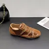 Ran Gejia~ En stock: Mocasines negros retro de plataforma estilo británico, versátiles para ir al trabajo, fáciles de poner, zapatos pequeños de piel, zapatos de vestir