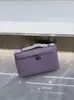 Nuevo Modelo 2026 Lp19 Bolso de Piel Genuina para Mujer, Bolso para Lonchera, Bolso tipo Caja de Piel de Vaca de Primera Capa, Bolso de Mano, Bolso de Hombro, Bolso Cruzado, Versátil para Mujeres
