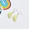Brincos Pingente Divertidos Criativos de Resina Desenho Animado Sorvete Pizza Pão Abacate Joias