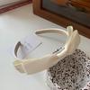 Diadema de princesa con lazo y letra D retro de estilo francés de celebridades de Internet de Corea del Sur, elegante y elegante, banda para el cabello a presión