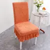 Funda de silla universal para cuatro estaciones para uso en el hogar, respaldo antideslizante todo en uno, funda de silla de comedor integrada, elástica y engrosada