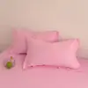 Funda de almohada de algodón puro 48x74 cm, juego de dos fundas de almohada de algodón, funda para cojín de uso doméstico, funda de almohada individual para estudiante