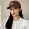 Chapéu Novo Estilo Primavera e Verão com Aba Larga para Mulheres, Boné de Basebol para Viagem ao Ar Livre, Emagrecimento Facial, Proteção Solar, Boné com Aba Larga