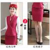 Traje profesional elegante vestido de abanico de diosa primavera 2023 nuevo chaleco de dos piezas estilo occidental conjunto de tres piezas antiedad