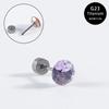 Brincos de Liga de Titânio G23 Haste Fina Parafuso Brincos Titânio F136 Disco Combinado DIY Huazi Piercing de Cartilagem na Orelha