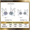 Nuevos Pendientes de Mariposa de Plata de Ley S925 con Moissanita 2026, Lujo Accesible y Pendientes de Alto Gama Estilo Coreano para Mujer, Joyería de Oreja de Moda