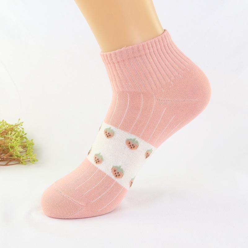 丝贝尔运动女船袜 金草莓 (11).JPG