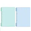 Funda de Carpeta de Anillas para Cuaderno de Hojas Sueltas A4 Four Seasons, Cubierta de Cuero Suave B5, Cubierta de Hojas Sueltas Desmontable, Venta al por Mayor