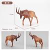 Juego de Juguetes Modelo de Animal Artificial para Niños Adornos Cognitivos para Bebé Granja Juego Completo Mundo de Animales Pequeños Niños y Niñas