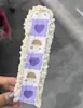 Linda Diadema de Velcro con Encaje, Diadema Ancha para el Cabello, Aro para el Cabello para Niñas, Pinza para Flequillo y Mechones de Niños, Accesorio para el Cabello, Pasador
