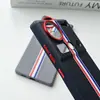 Adequado para Capa de Celular Nubia Z70Ultra, Capa Protetora Listrada em Couro Liso Versão Fotógrafo Z70Sultra, Anti-Queda