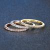 Explosiones nuevo anillo de pareja de tres colores, un conjunto de joyas europeas y americanas de tres usos, una generación de ventas calientes