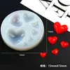 Pegamento de cristal para manualidades pegamento de resina epoxi UV alta transparencia molde de silicona de estrella luna corazón pata de gato