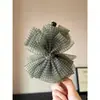 Pinza de Plátano de Malla Esponjosa~Vibras Perezosas Estilo Hong Kong 2026 Nuevo Pinza de Moda para el Cabello Accesorio de Moda para el Cabello