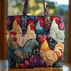 Bolsa de Ombro Feminina Tendência Nova Chegada 3D Transfronteiriça Temu Amazon Estampada Moda Lona 300g