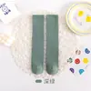 26 Meias Infantis para Primavera e Outono, Meias Longas Versáteis Estilo Coreano para Meninas, Meias de Tubo Reto com Costura Dupla Empilhadas, Dopamina