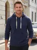 Nueva Sudadera con Capucha para Hombre con Múltiples Bolsillos y Cremallera, Chaqueta Moderna NFL con Estampado 3D, Forrada de Polar y Engrosada Otoño