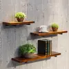 Estante de Pared Estante de Pared Partición de Madera Maciza Estantería Decorativa Estante para Colgar en la Pared Estante de Pared Estante de Almacenamiento de Cocina Estante de Exhibición