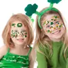 Rua Nova. Adesivos Faciais de Maquiagem Fofos para o Dia de São Patrício, Chapéu de Trevo, Adesivos de Tatuagem Temporária para Festa do Dia Irlandês