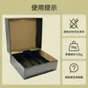 Caixa de jogo de cartas, álbum de cartas, cartas com verso preto, Três Reinos, Nezha, caixa de embalagem dobrável de papelão corrugado preta, caixa de papel para cartas transfronteiriça