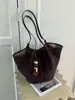 Bolso tote de hombro único retro europeo y americano para mujer, nuevo súper popular 2026, bolso de mano simple, bolso de axila para commuting