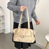 Bolso de axila Melard vintage de gamuza, gran capacidad, elegante bolso tote con un diseño de cinturón único, bolso de mano y bolso de hombro de moda