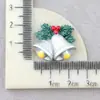 Accesorios para Funda de Teléfono Móvil de Alce Accesorios para el Cabello DIY Accesorios de Navidad Muñeco de Nieve Árbol de Navidad Pegamento de Crema DIY Accesorios para Tocados de Resina