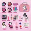 Bolsa de Mão com Estojo para Maquiagem e Fantasias de Unicórnio para Meninas, Brinquedos de Beleza Infantis Mais Vendidos Transfronteiriços, Conjunto para Brincar de Faz de Conta