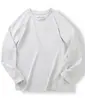 Camiseta deportiva transpirable de color liso para exteriores, absorbente de humedad, que evacúa el sudor, secado rápido, cuello redondo, para senderismo, secado rápido 13115
