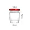 Botes Individuales de Nido de Pájaro Fresco Estofado, Botes de Vidrio Resistentes a Altas Temperaturas para Cocinar al Vapor, Vejiga de Pescado, Gelatina de Pescado, Leche Estofada, Mermelada, 50ml 75ml Botes de Vidrio al Por Mayor