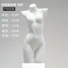 Adereços de Mannequins de Roupa Íntima para Mulheres e Homens, Mannequins Plásticos de Meio Corpo Branco Fosco para Vitrine e Expositores Venda por Atacado