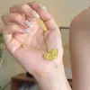 Colar com Pingente Borboleta Esmagada Estilo Retrô Chinês Popular Novo do Xiaohongshu É Exquisito e de Alta Qualidade, Dropshipping de Peça Única
