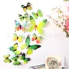 Ventas Directas de Fábrica Pegatinas de Pared Estéreo 3D Nuevos Productos Lanzados Aliexpress Transfronterizo Pegatinas de Pared de Mariposa Simulada Refrigerador Pvc