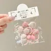 Cuerda para el pelo de estrella pequeña de alta elasticidad Banda de goma para atar trenzas pequeñas de pío Accesorios para la cabeza Banda elástica para la cabeza de niños Nueva 2025