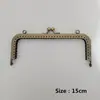 10.5/15/18cm20.5cm Múltiples Tamaños Cuadrado Broche en Relieve Color Antiguo DIY Broche para Bolsa Accesorios para Maletas