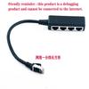 Cable de red uno abierto dos rj45 separador Ethernet RJ45 concentrador Ethernet cable de red uno arrastrar tres