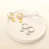 Amazon Más Vendido Transfronterizo Pendientes de Acero Inoxidable con Forma de Corazón Estilo Europeo y Americano Joyería de Clip para Oreja Simple y Única Venta al por Mayor para Mujeres