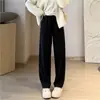 Pantalones Banana Ajustados de Lana de Alpaca a la Moda para el Trabajo, Aptos para Personas Petites, Diseñados para Dar Forma a las Piernas, Pantalones Casuales de Lana Suaves y con Caída