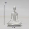 Adornos de estatuas de personajes de yoga abstractos, modernos y sencillos de estilo Ins transfronterizo.