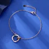 Pulseira da moda versátil com zircônia ultra brilhante, best-seller transfronteiriço para mulheres, pulseira elegante de luxo leve, joias femininas atacado
