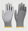 Guantes de Protección Laboral Rayados con Recubrimiento de PU, Transpirables, para Fábricas de Electrónica Automotriz, Talleres Libres de Polvo, Jardinería, Siembra, Barbacoas de Verano, Protección Solar