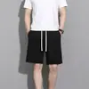 Nuevos Shorts Bermuda Deportivos Casuales de Seda de Hielo de Secado Rápido, Holgados y Transpirables para Hombre Verano 2026, Marca de Moda Llenos de Estrellas