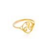 Fábrica de rejillas para joyería pequeña de Yiwu venta directa comercio exterior exportación venta caliente acero de titanio anillo giratorio de corte de acero inoxidable