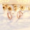 Hermosos pendientes de diamantes de plata de ley 925 para mujer, nuevos pendientes de diseño personalizado de moda con elegante joyería de alta calidad.