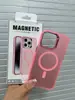 Nova Capa Magnética IMD Galvanizada para Celular iPhone16 Capa Dura para Apple 17/18 Promax Capa Protetora Gravada a Laser